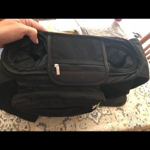 Ethan & Emma stroller organizer with cup holders